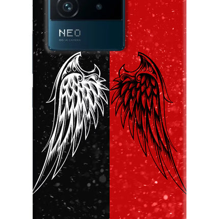 Wings IQOO Neo 6 5G Hard Case Back Cover by Casekaro