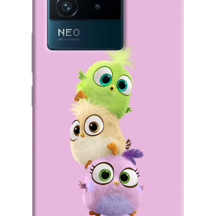 Cute Little Birds IQOO Neo 6 5G Hard Case Back Cover by Casekaro