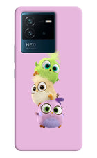 Cute Little Birds IQOO Neo 6 5G Hard Case Back Cover by Casekaro