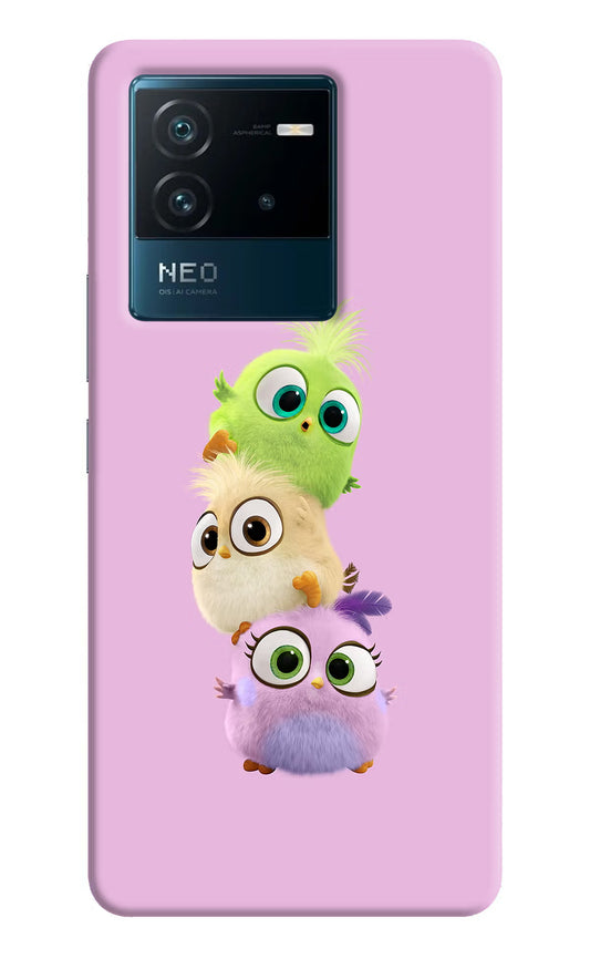 Cute Little Birds IQOO Neo 6 5G Hard Case Back Cover by Casekaro