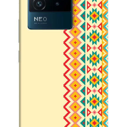 Ethnic Seamless IQOO Neo 6 5G Hard Case Back Cover by Casekaro