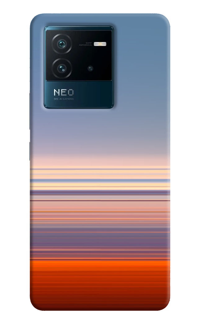 Morning Colors IQOO Neo 6 5G Hard Case Back Cover by Casekaro
