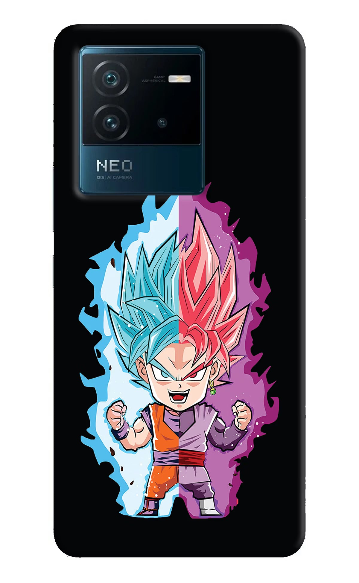 Chota Goku IQOO Neo 6 5G Hard Case Back Cover by Casekaro