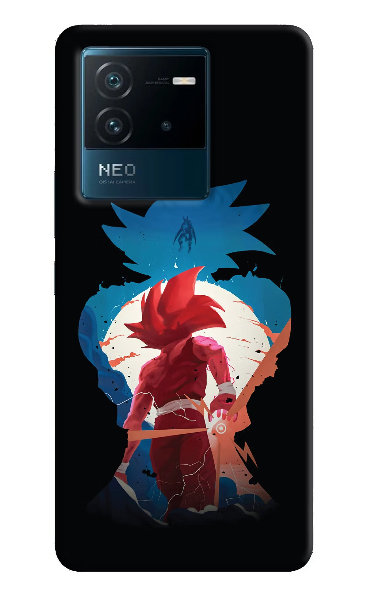 Goku IQOO Neo 6 5G Hard Case Back Cover by Casekaro