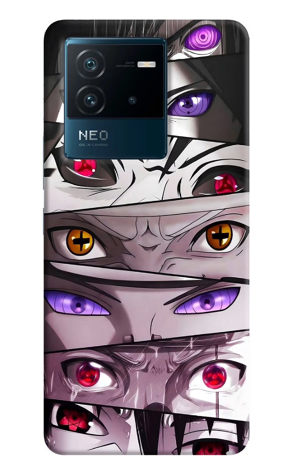 Naruto Anime IQOO Neo 6 5G Hard Case Back Cover by Casekaro