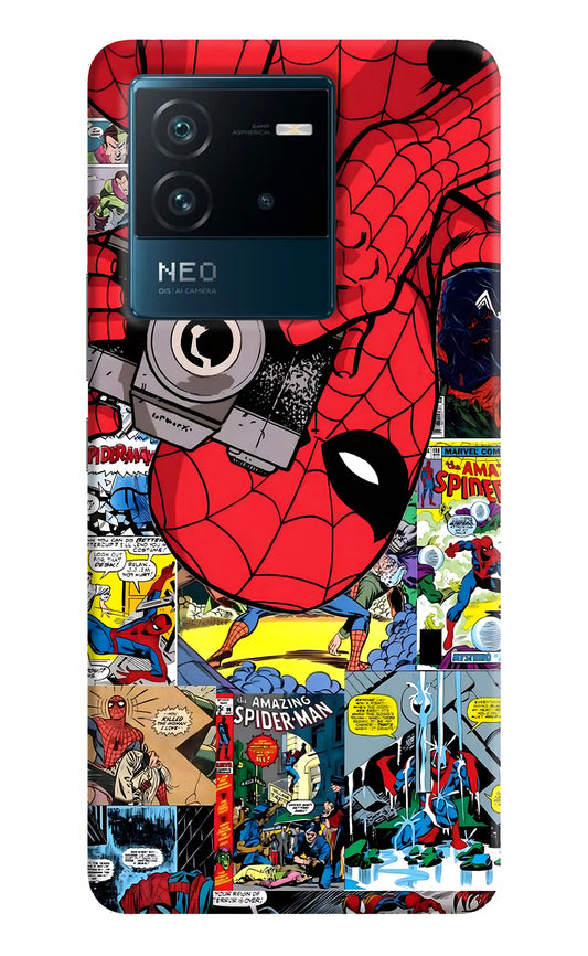 Spider Man IQOO Neo 6 5G Hard Case Back Cover by Casekaro