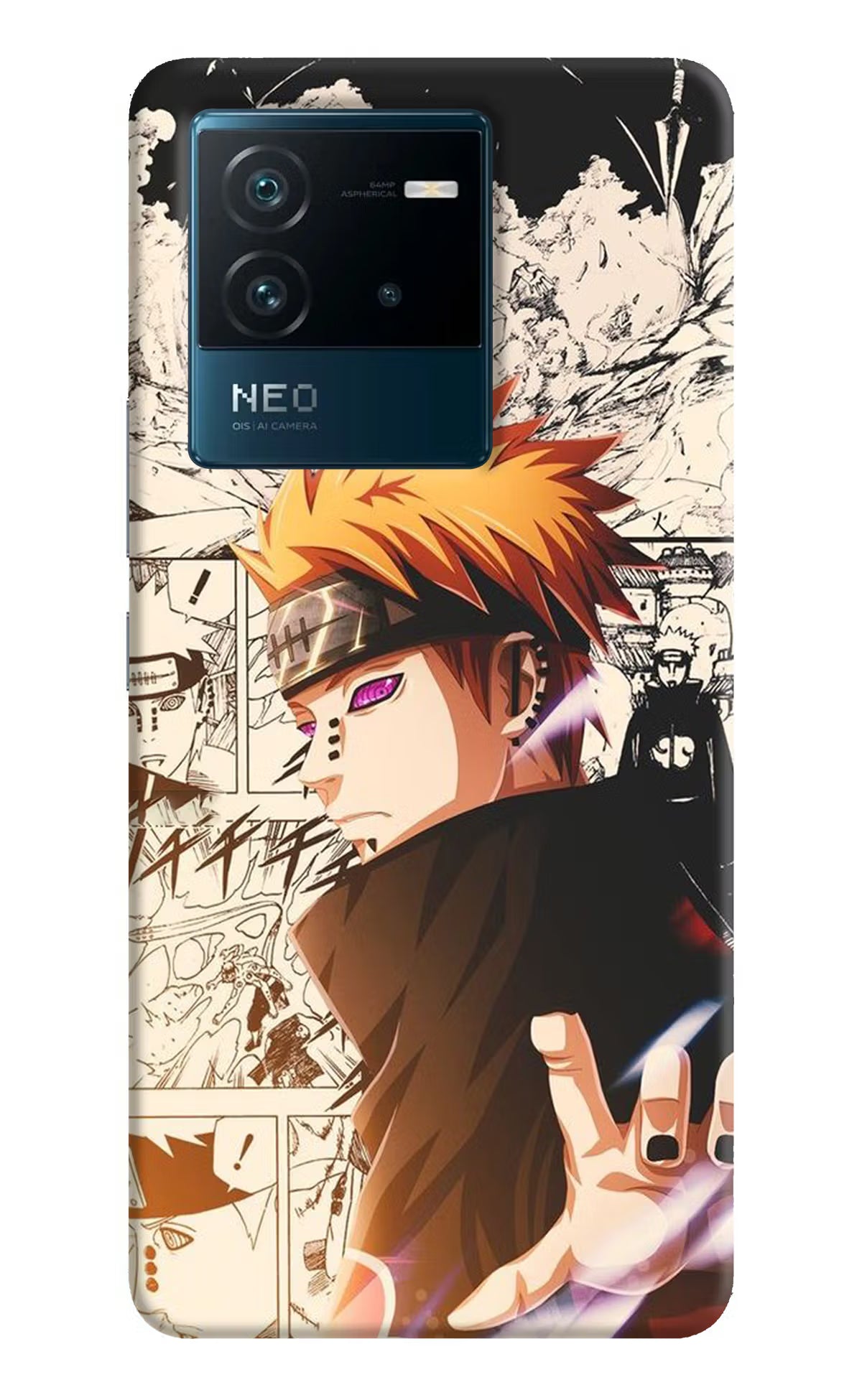 Pain Anime IQOO Neo 6 5G Hard Case Back Cover by Casekaro