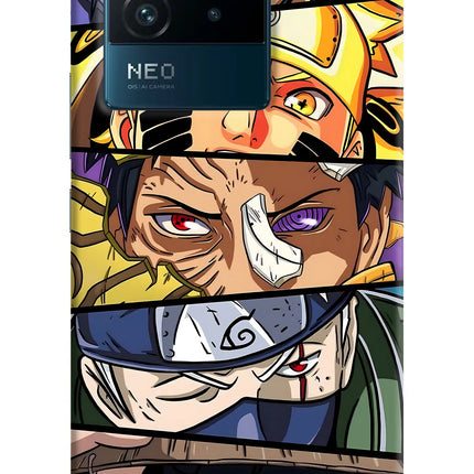 Naruto Character IQOO Neo 6 5G Hard Case Back Cover by Casekaro