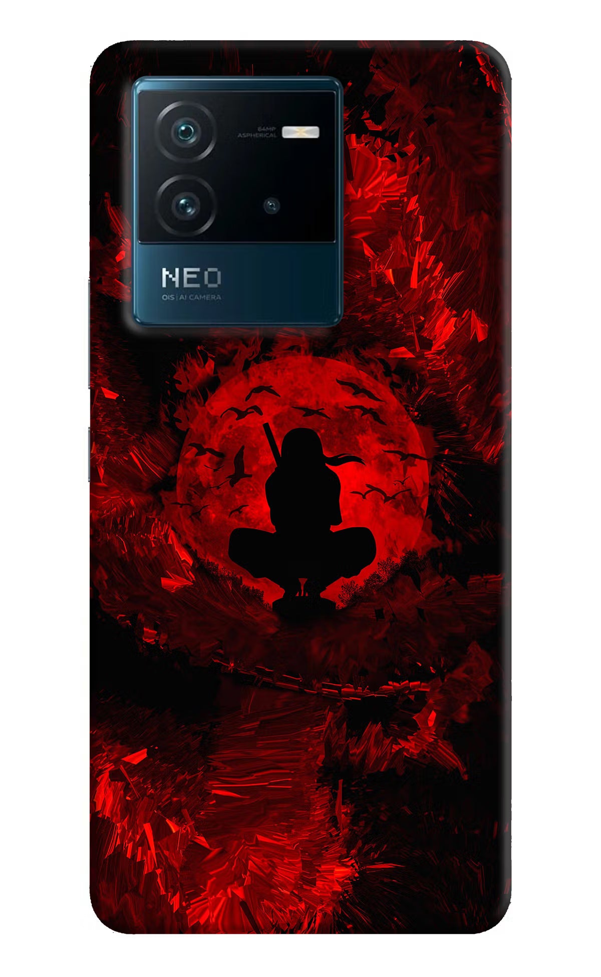 Itachi Uchiha IQOO Neo 6 5G Hard Case Back Cover by Casekaro