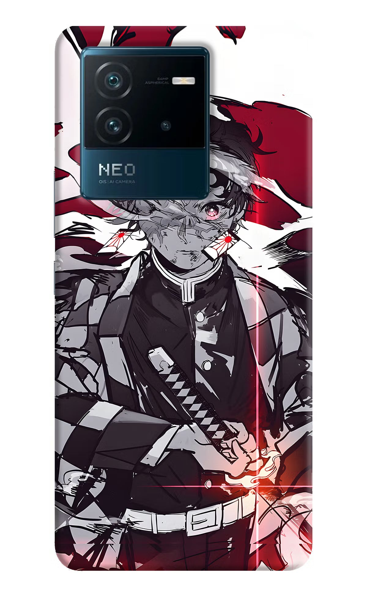 Demon Slayer IQOO Neo 6 5G Hard Case Back Cover by Casekaro