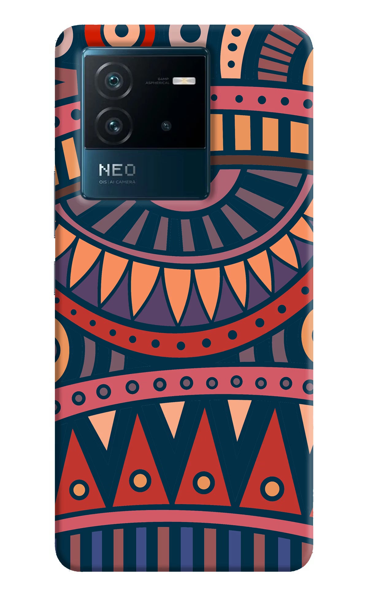 African Culture Design IQOO Neo 6 5G Hard Case Back Cover by Casekaro