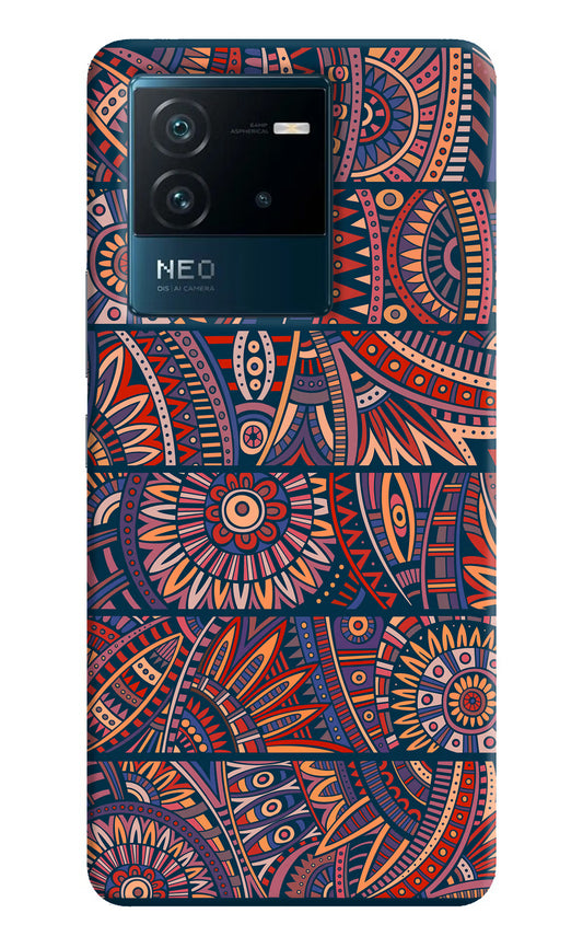 African Culture Design IQOO Neo 6 5G Hard Case Back Cover by Casekaro