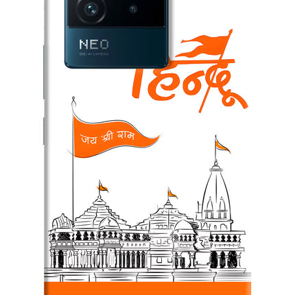 Jai Shree Ram Hindu IQOO Neo 6 5G Hard Case Back Cover by Casekaro