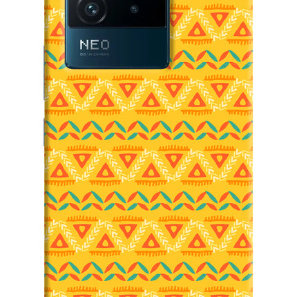 Tribal Pattern IQOO Neo 6 5G Hard Case Back Cover by Casekaro