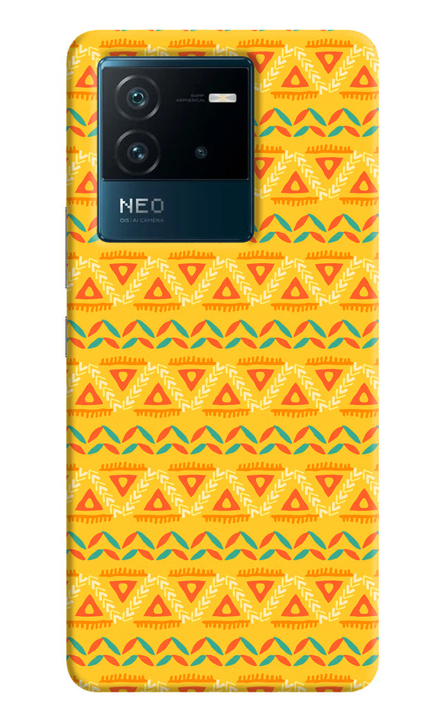 Tribal Pattern IQOO Neo 6 5G Hard Case Back Cover by Casekaro