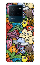 Veggie Doodle IQOO Neo 6 5G Hard Case Back Cover by Casekaro