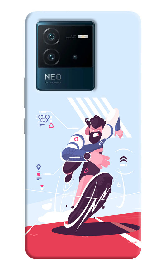 Run Pro IQOO Neo 6 5G Hard Case Back Cover by Casekaro