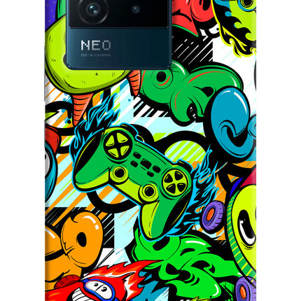 Game Doodle IQOO Neo 6 5G Hard Case Back Cover by Casekaro