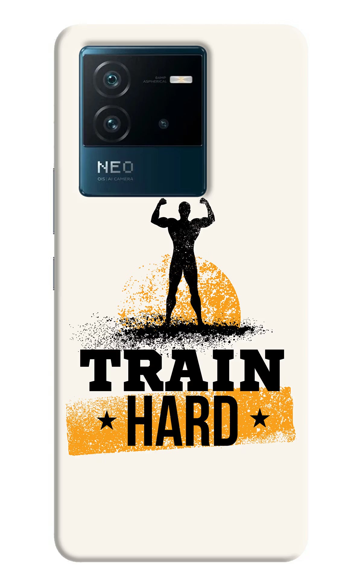 Train Hard IQOO Neo 6 5G Hard Case Back Cover by Casekaro