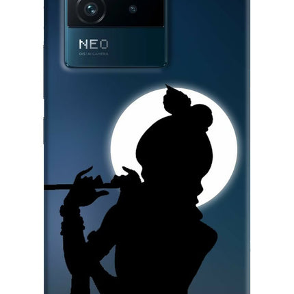 Shri Krishna Silhouette IQOO Neo 6 5G Hard Case Back Cover by Casekaro