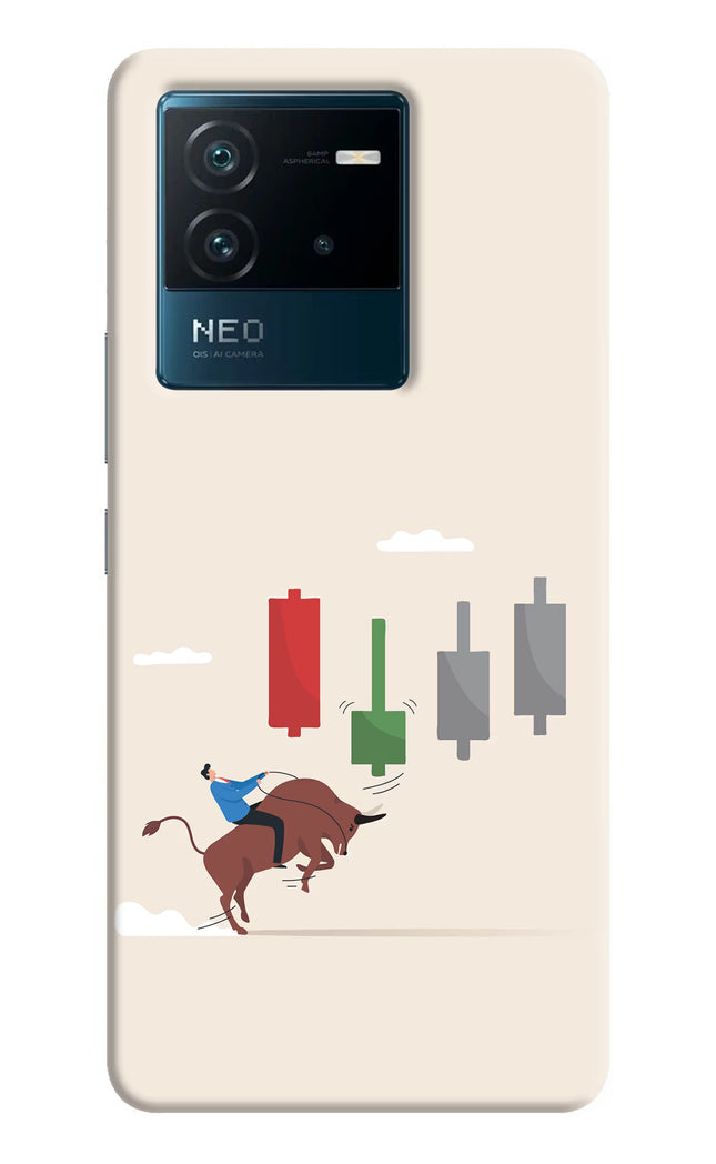 Bull Trading Momentum IQOO Neo 6 5G Hard Case Back Cover by Casekaro