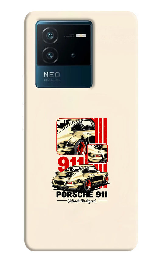 Classic Porsche 911 IQOO Neo 6 5G Hard Case Back Cover by Casekaro