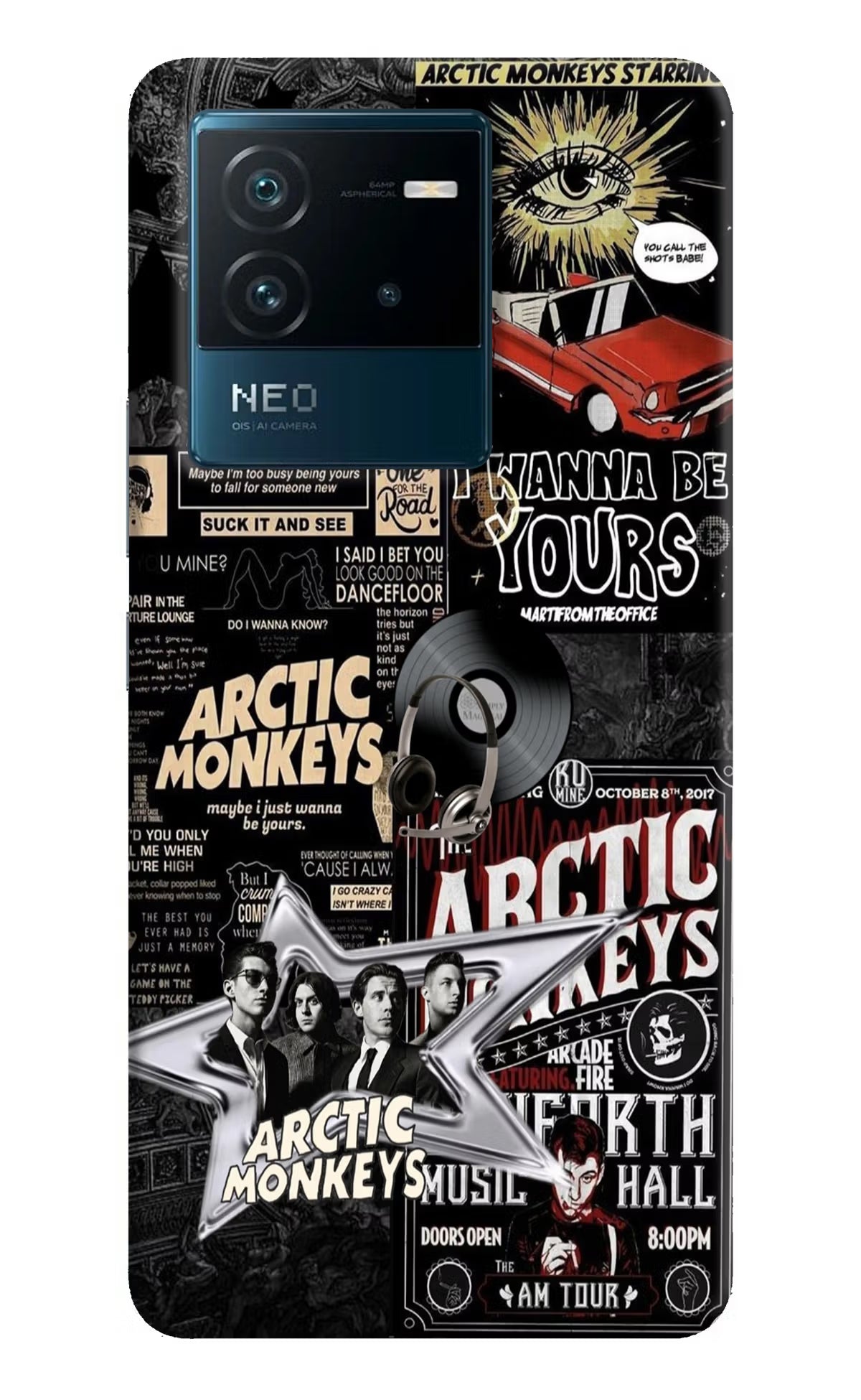 Arctic Monkeys IQOO Neo 6 5G Hard Case Back Cover by Casekaro