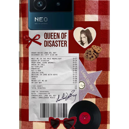 Queen of Disaster IQOO Neo 6 5G Hard Case Back Cover by Casekaro