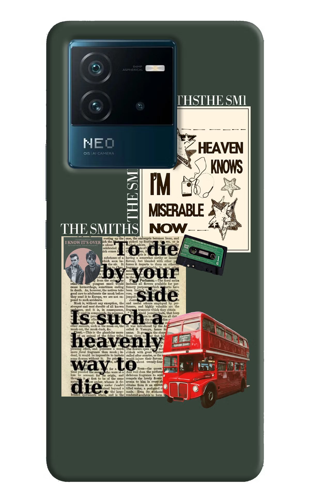 The Smiths IQOO Neo 6 5G Hard Case Back Cover by Casekaro