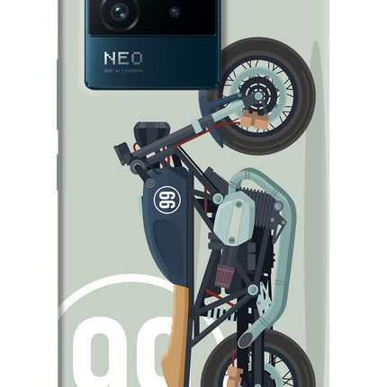 Classic Cafe Racer 99 IQOO Neo 6 5G Hard Case Back Cover by Casekaro