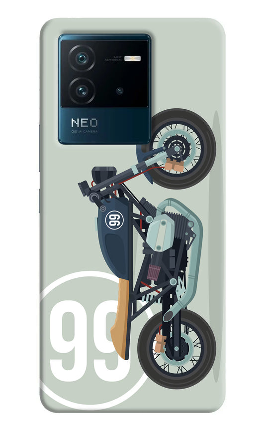 Classic Cafe Racer 99 IQOO Neo 6 5G Hard Case Back Cover by Casekaro