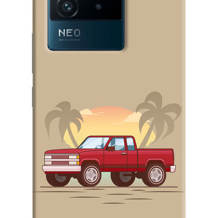 Desert Classic Drive IQOO Neo 6 5G Hard Case Back Cover by Casekaro