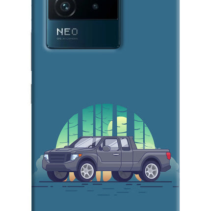 Retro Garage Vibe IQOO Neo 6 5G Hard Case Back Cover by Casekaro