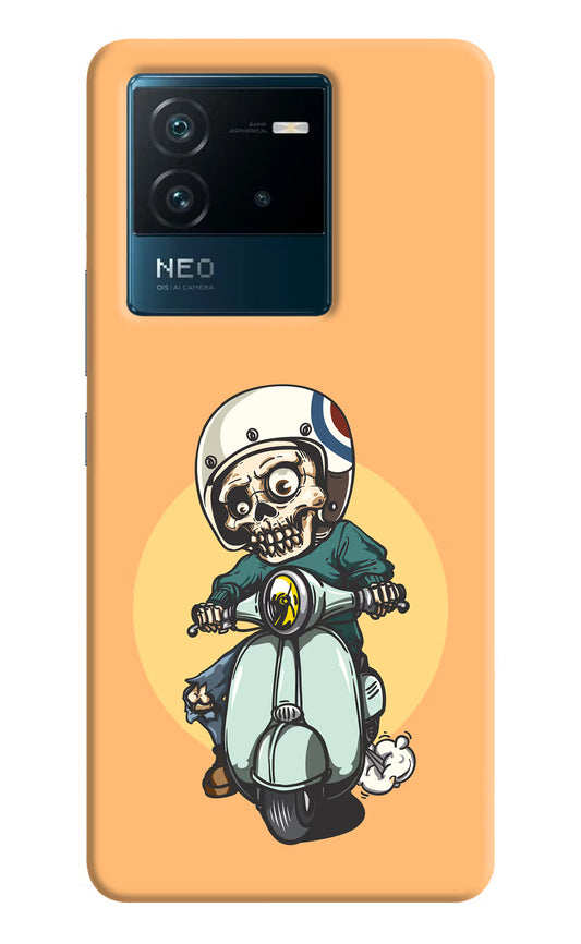 Undead Biker IQOO Neo 6 5G Hard Case Back Cover by Casekaro