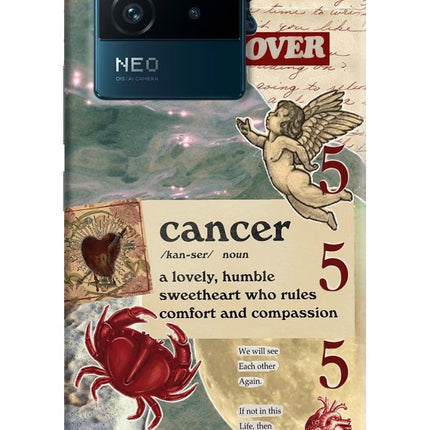 Cancer Zodiac IQOO Neo 6 5G Hard Case Back Cover by Casekaro