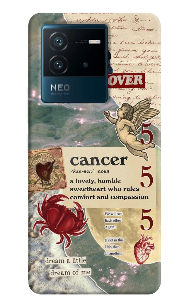 Cancer Zodiac IQOO Neo 6 5G Hard Case Back Cover by Casekaro