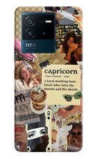 Capricorn Zodiac IQOO Neo 6 5G Hard Case Back Cover by Casekaro