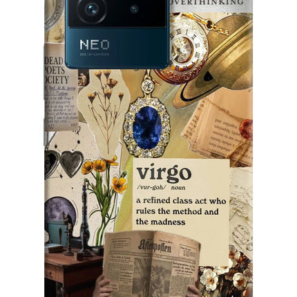 Virgo Zodiac IQOO Neo 6 5G Hard Case Back Cover by Casekaro