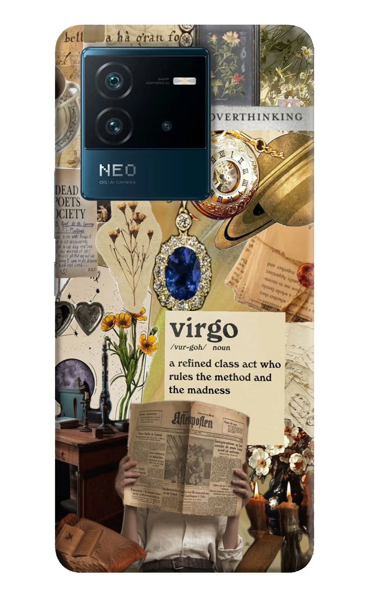 Virgo Zodiac IQOO Neo 6 5G Hard Case Back Cover by Casekaro