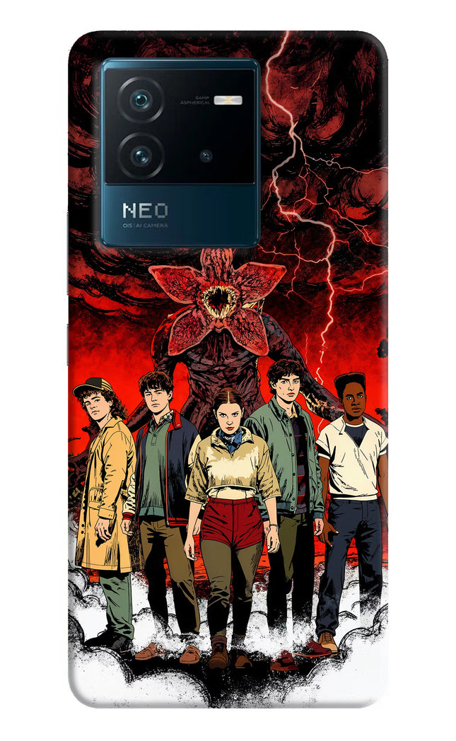 Ordinary Things Characters IQOO Neo 6 5G Hard Case Back Cover by Casekaro