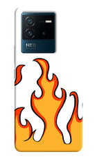 Fired Up – White IQOO Neo 6 5G Hard Case Back Cover by Casekaro