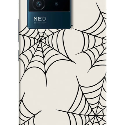 Spider Web IQOO Neo 6 5G Hard Case Back Cover by Casekaro