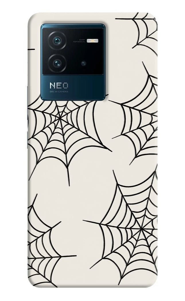 Spider Web IQOO Neo 6 5G Hard Case Back Cover by Casekaro