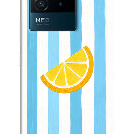 Summer Lemon IQOO Neo 6 5G Hard Case Back Cover by Casekaro