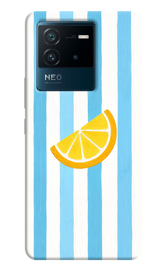Summer Lemon IQOO Neo 6 5G Hard Case Back Cover by Casekaro
