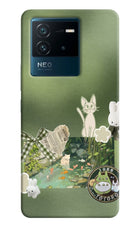 Aesthetic anime IQOO Neo 6 5G Hard Case Back Cover by Casekaro