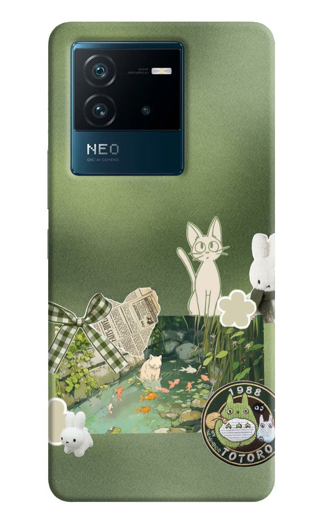 Aesthetic anime IQOO Neo 6 5G Hard Case Back Cover by Casekaro