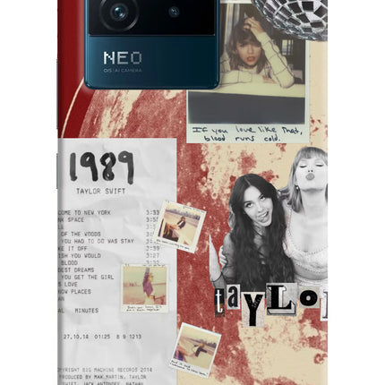 Taylor Swift IQOO Neo 6 5G Hard Case Back Cover by Casekaro