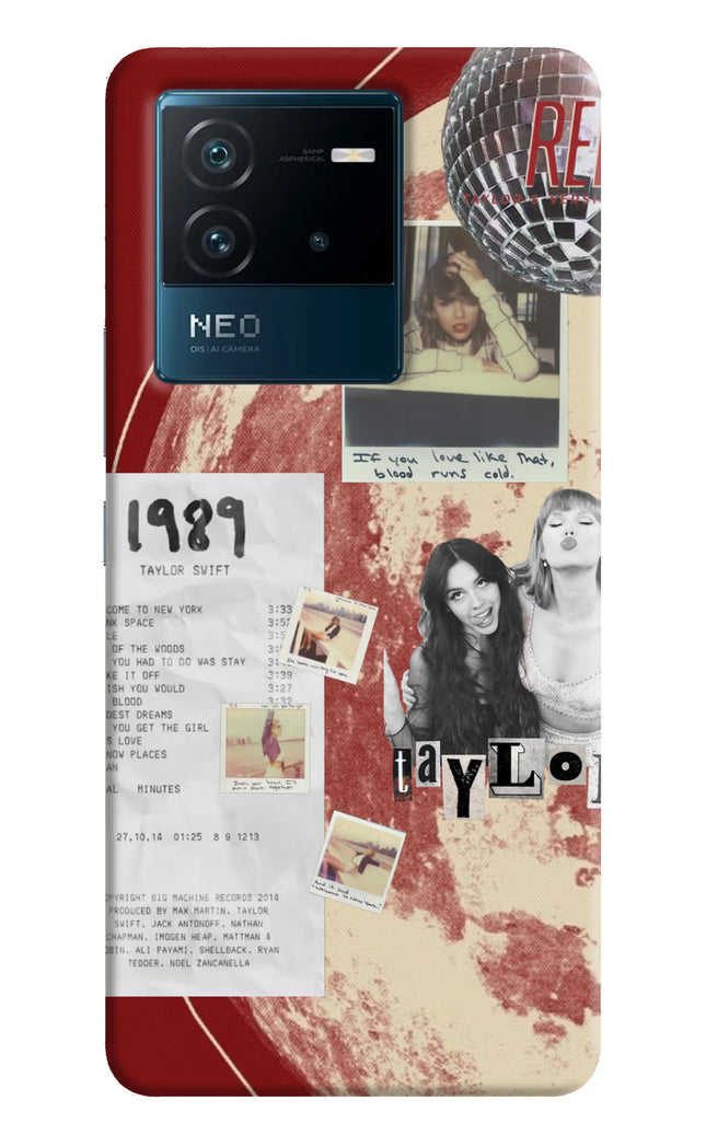Taylor Swift IQOO Neo 6 5G Hard Case Back Cover by Casekaro