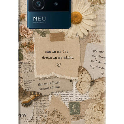 Vintage case IQOO Neo 6 5G Hard Case Back Cover by Casekaro